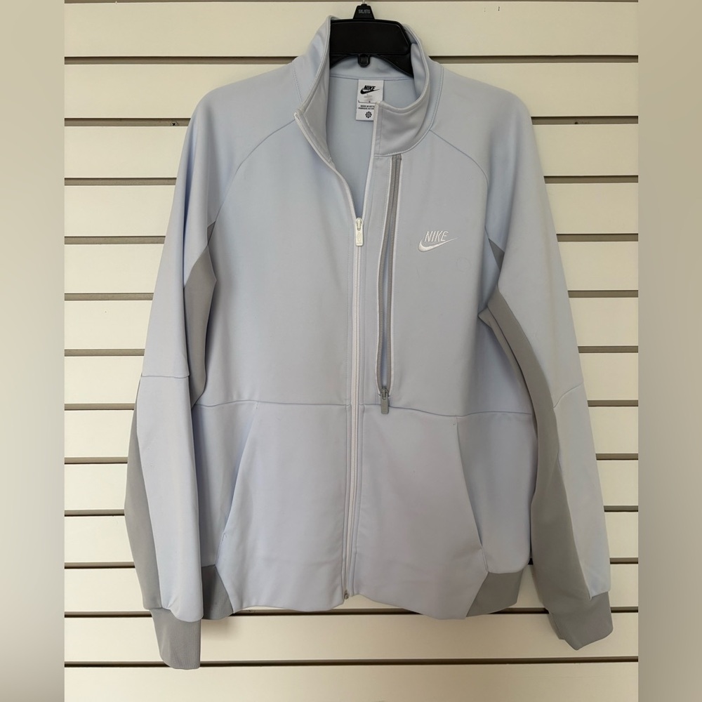 Nike Powder Blue Full Zip Jacket Size Large